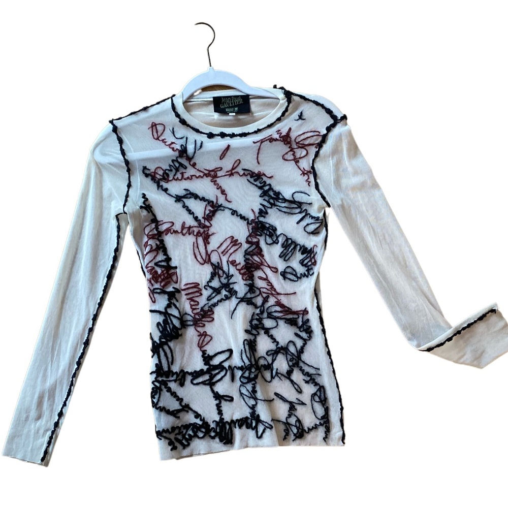 Jean Paul Gaultier mesh top